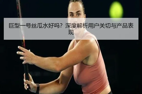 巨型一号丝瓜水好吗？深度解析用户关切与产品表现